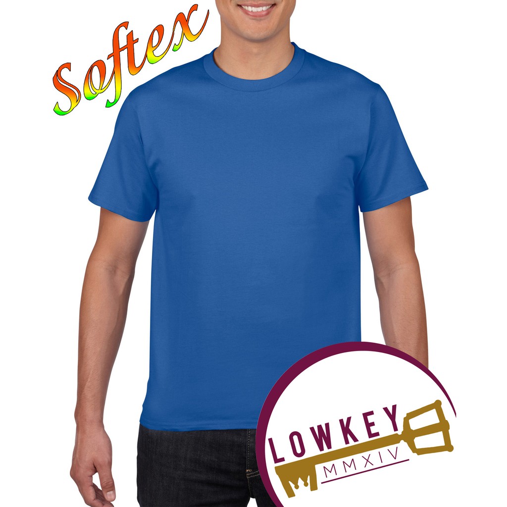 plain royal blue shirt