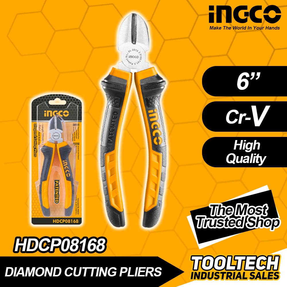 INGCO DIAMOND CUTTING PLIERS *TOOLTECH* Shopee Philippines