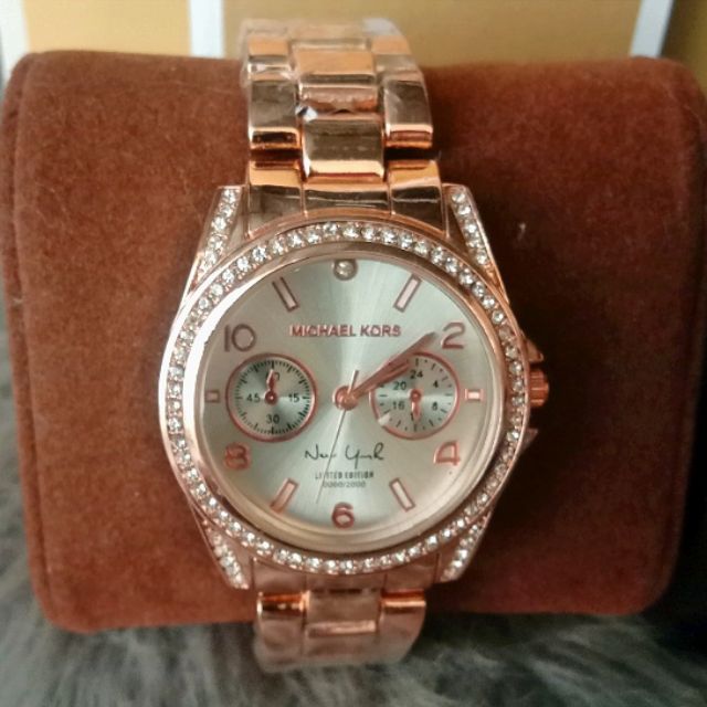 michael kors bling watch