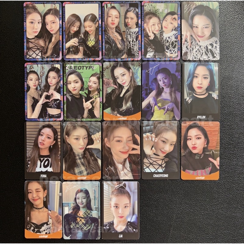 ITZY ITZ ME Wannabe Album Photocard PC Lia Ryujin Chaeryeong Yuna Unit ...