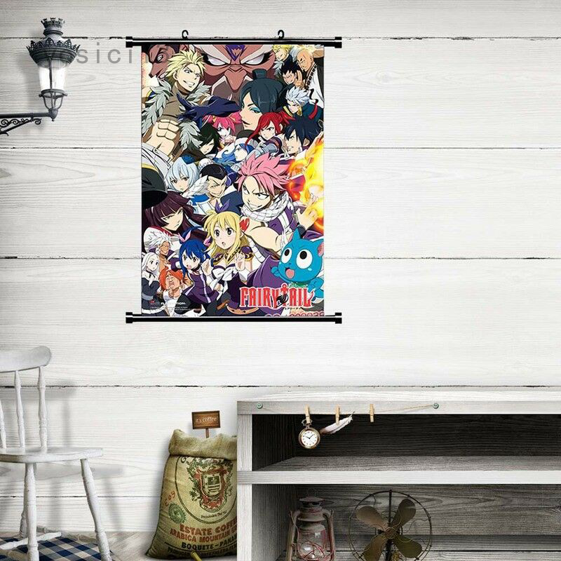 hainaf1 Lukisan Desain  Fairy Tail Poster  Fairy Tail Gaya 