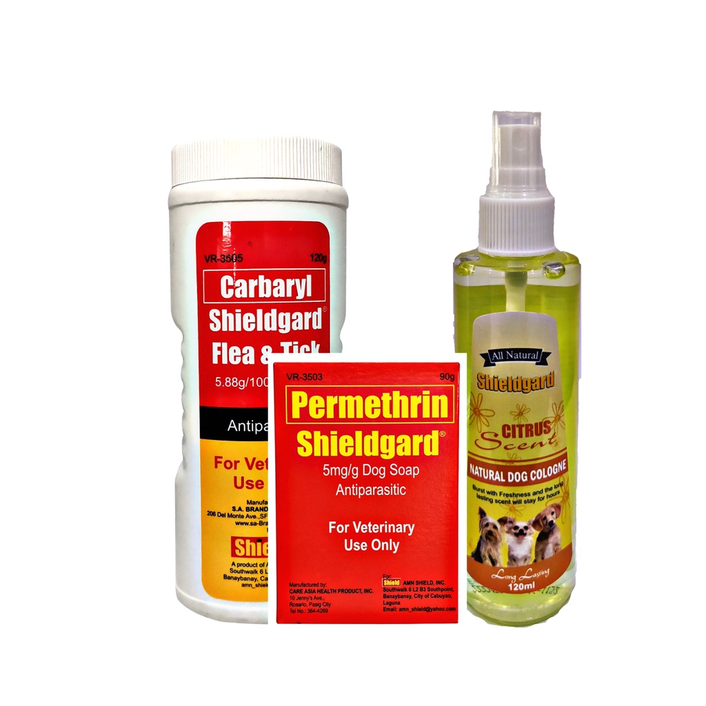 Shieldgard Bundle A (F&T Powder , Dog Soap & Cologne Citrus) | Shopee ...