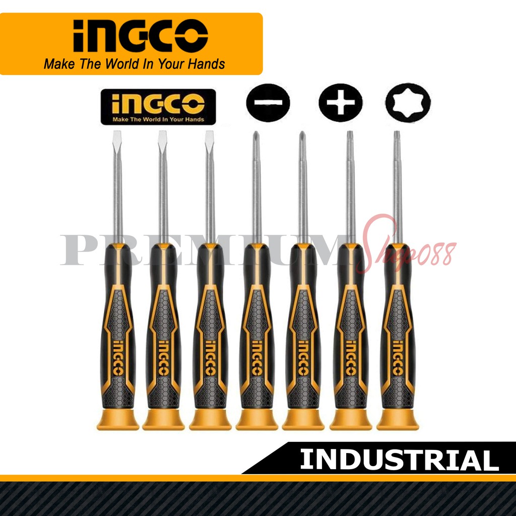 INGCO Precision Screwdriver Set HKDS0718 Screw Driver Shopee Philippines