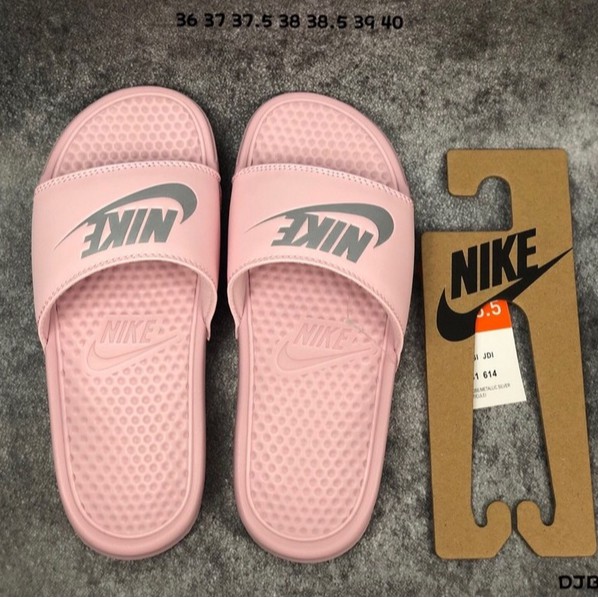 Nike Benassi Swoosh Slippers Women's Sandals | Shopee Philippines