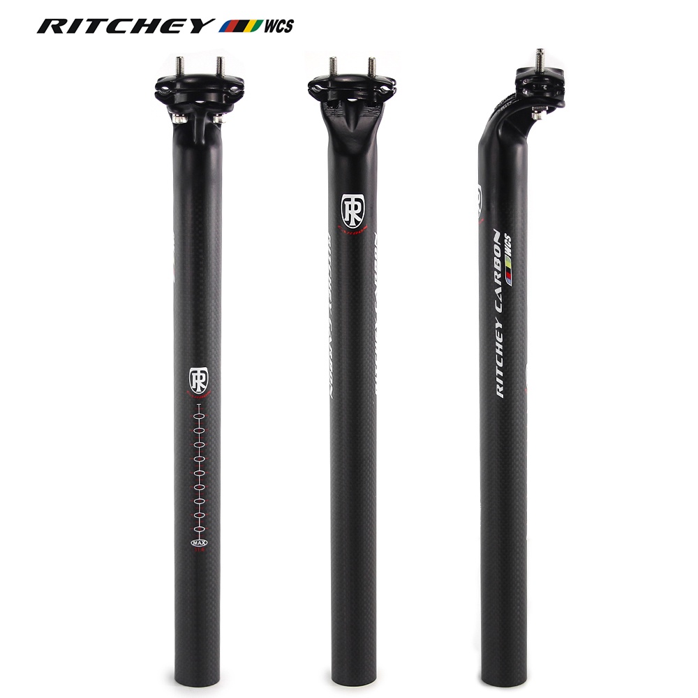 WCS carbon fiber bicycle MTB road bike 20mm setback 27.2 30.8 31.6 mm seatpost 