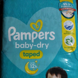 Pampers  Medium baby dry 70pcs/140pcs Diapers.ALOE SCENT (choose variations) #2