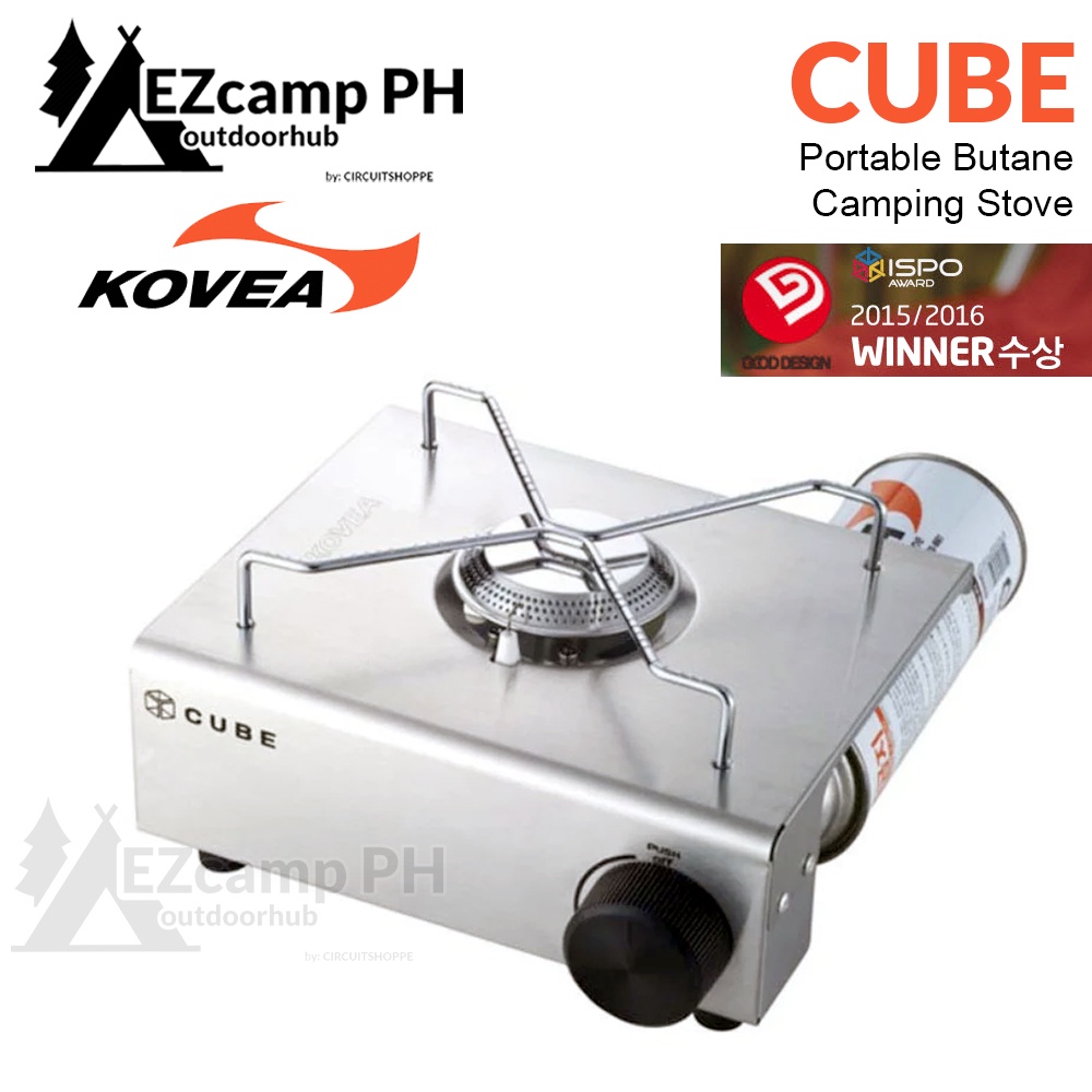 KOVEA Korea CUBE Portable Butane Camping Gas Stove Compact Mini