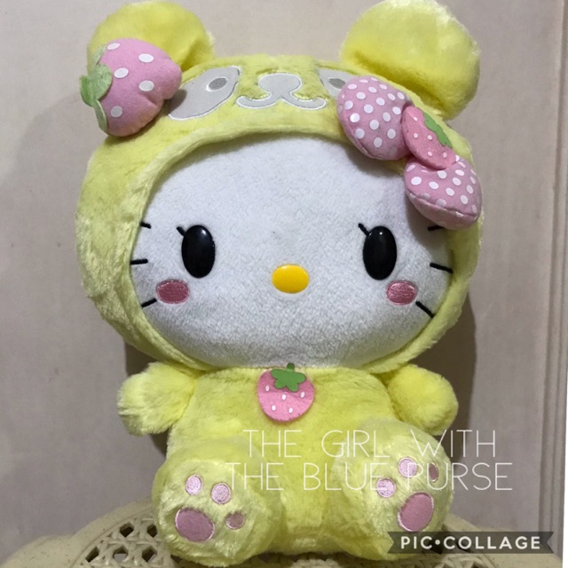 hello kitty panda plush