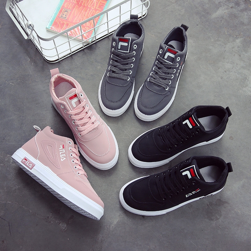 fila pink high tops