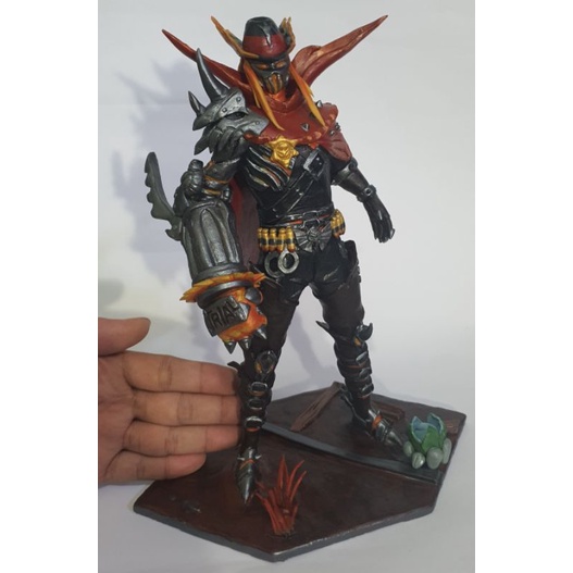 ML Action Figure Aldous Blazing force skin semi realistic sculpture mlbb mobile legends
