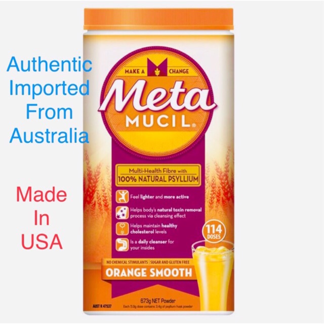 Metamucil Smooth 4-in-1 Psyllium Fiber Powder, Sugar-Free, Orange, 180 Tsp - Foto 10