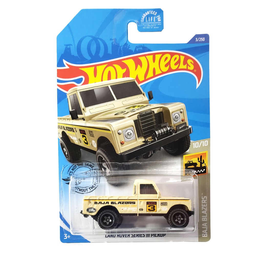 land rover series iii pickup hot wheels