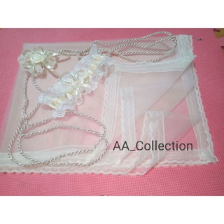 3in1 Set ( Wedding Cord,Secondary veil,Garter,)