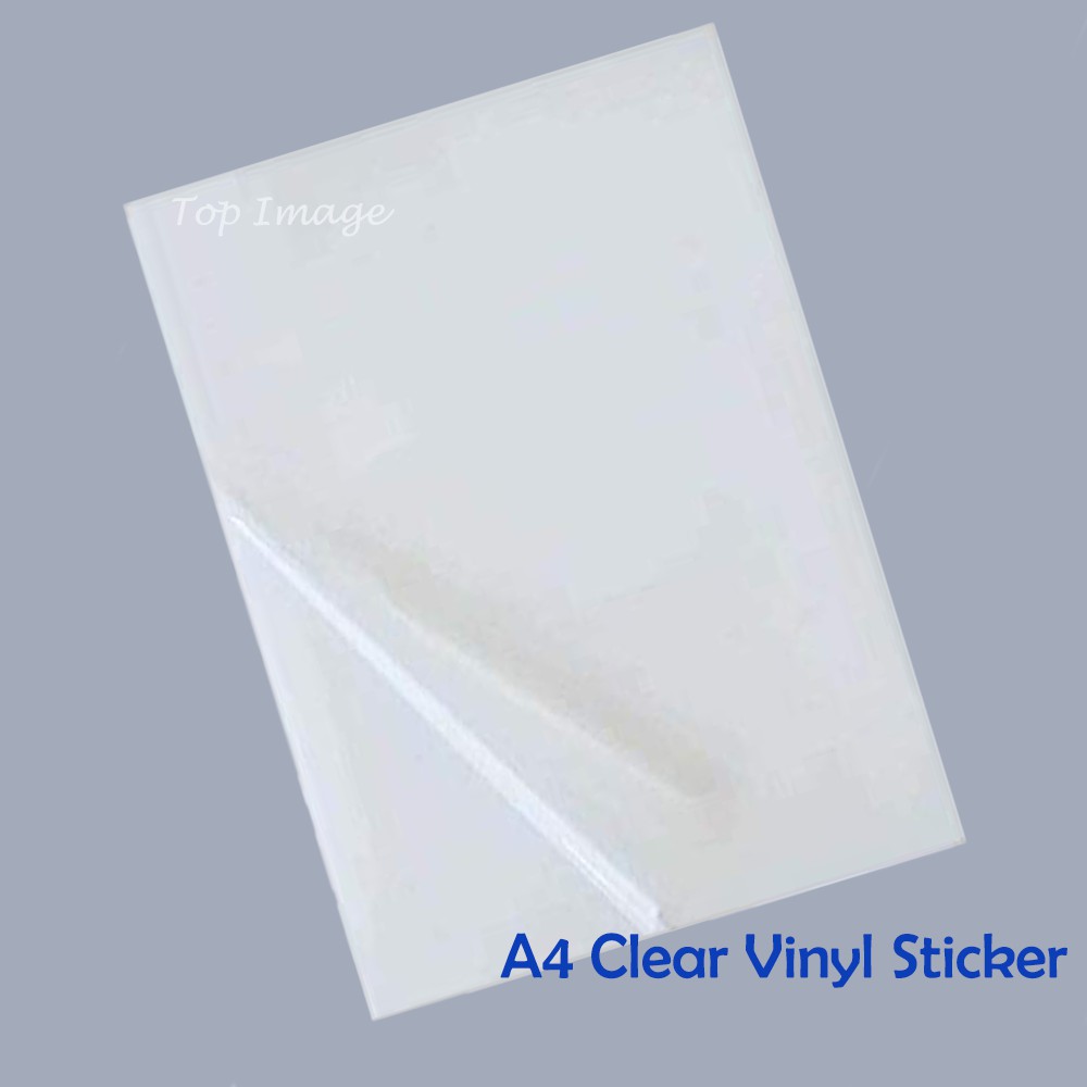 printable clear vinyl sticker a4 transparent clear vinyl