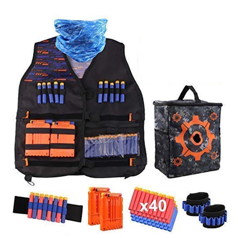 Toy gun suit Tactical equipment vest suit for Nerf Gun battle Game EVA ...