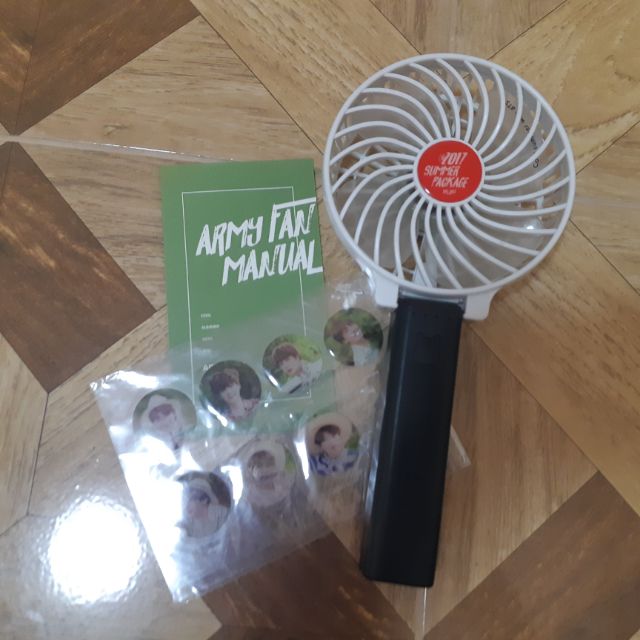 Cod Onhand Bts Summer Package 17 Palawan Army Fan Shopee Philippines