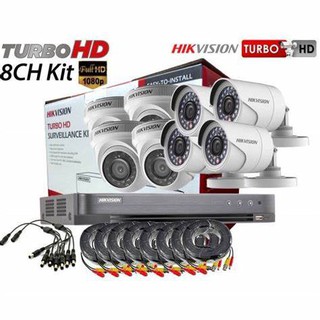 Hikvision 8CH 2MP 1080P HD CCTV Package TVI-8CH4D4B-2MP-Eco | Shopee ...