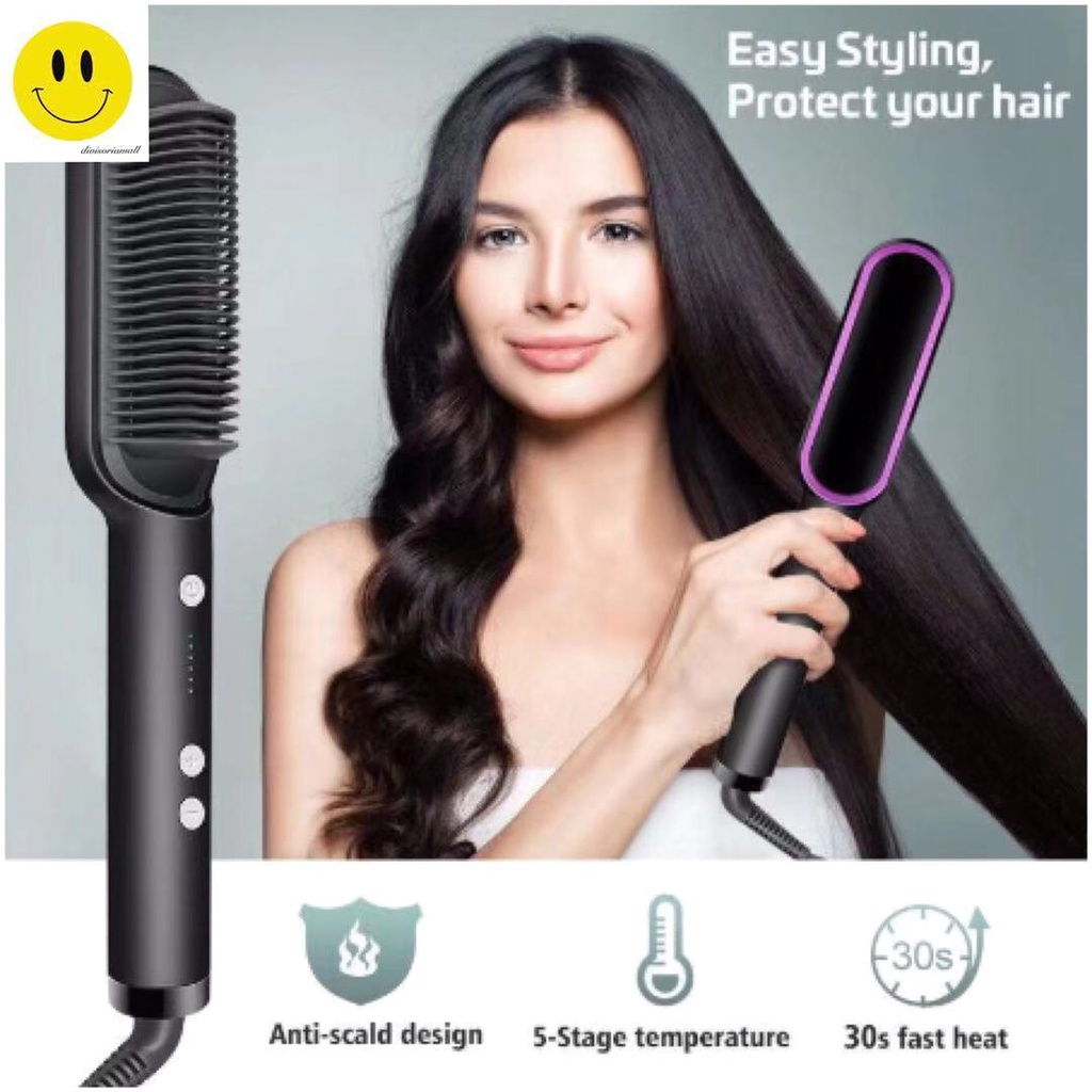 Multifunctional Hair Straightening Heat Hair Ceramic Curler Electric