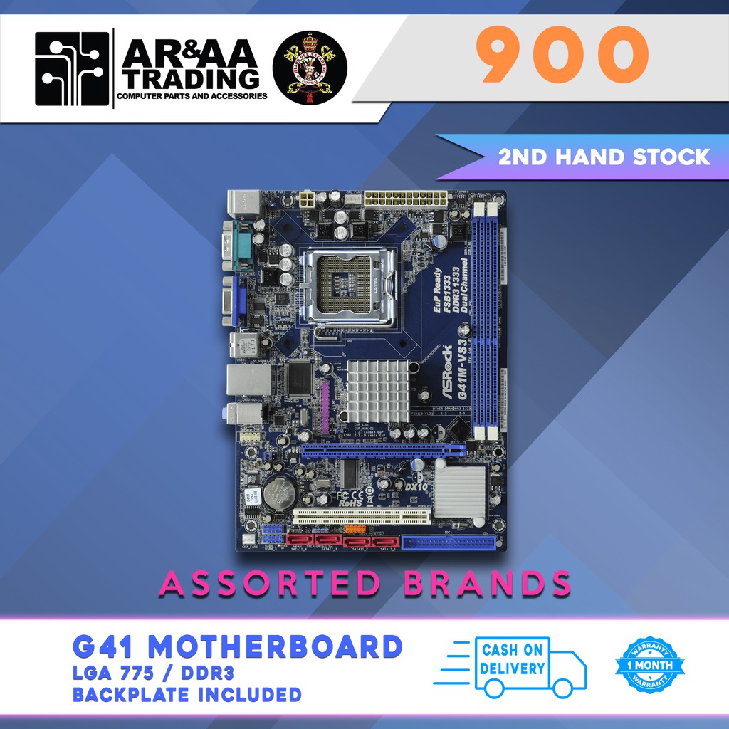 Motherboard 775 Intel G41 DDR3 | Shopee Philippines