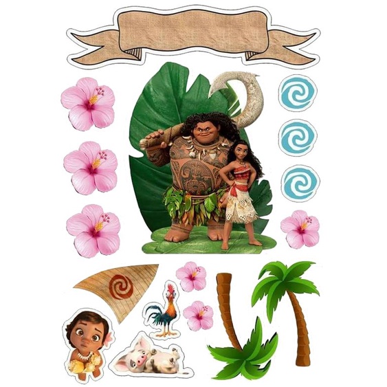 Moana Baby Moana Cake Toppers Shopee Philippines