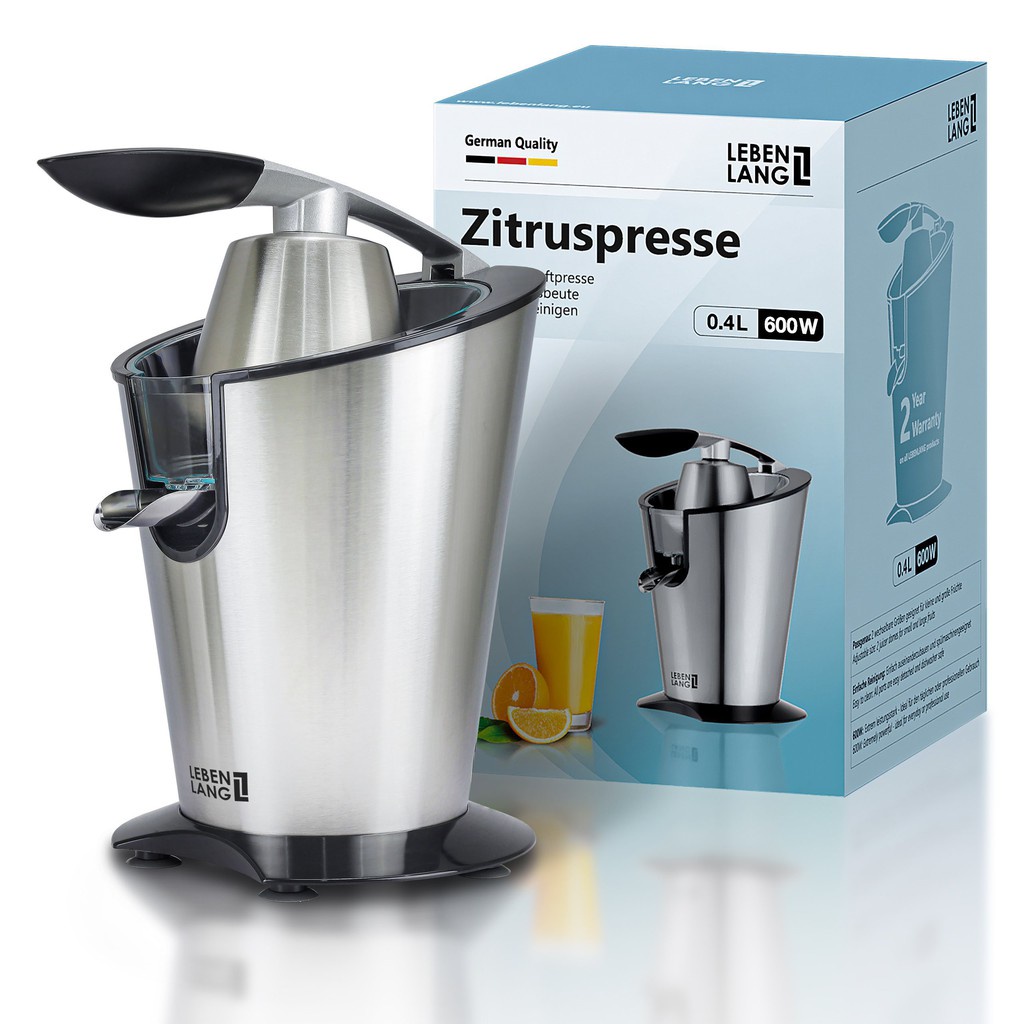 German LEBENLANG Orange Juicer 700ml Capacity Smart Orange Juice