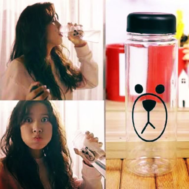 Exo Next Door Bear Bottle Tumbler Brown Bear Shopee Philippines