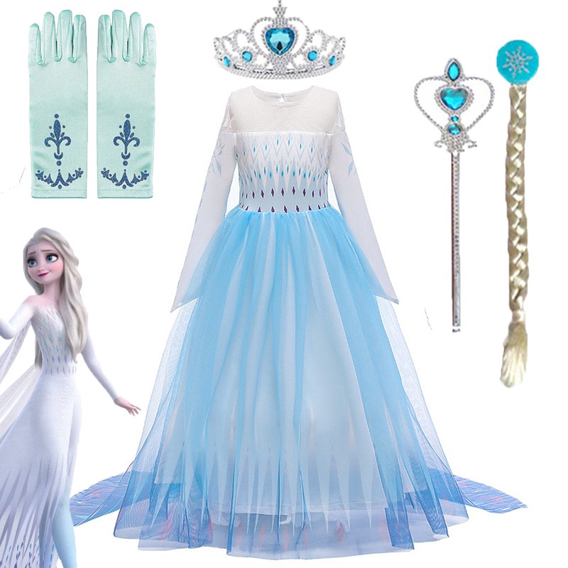 baju princess elsa frozen