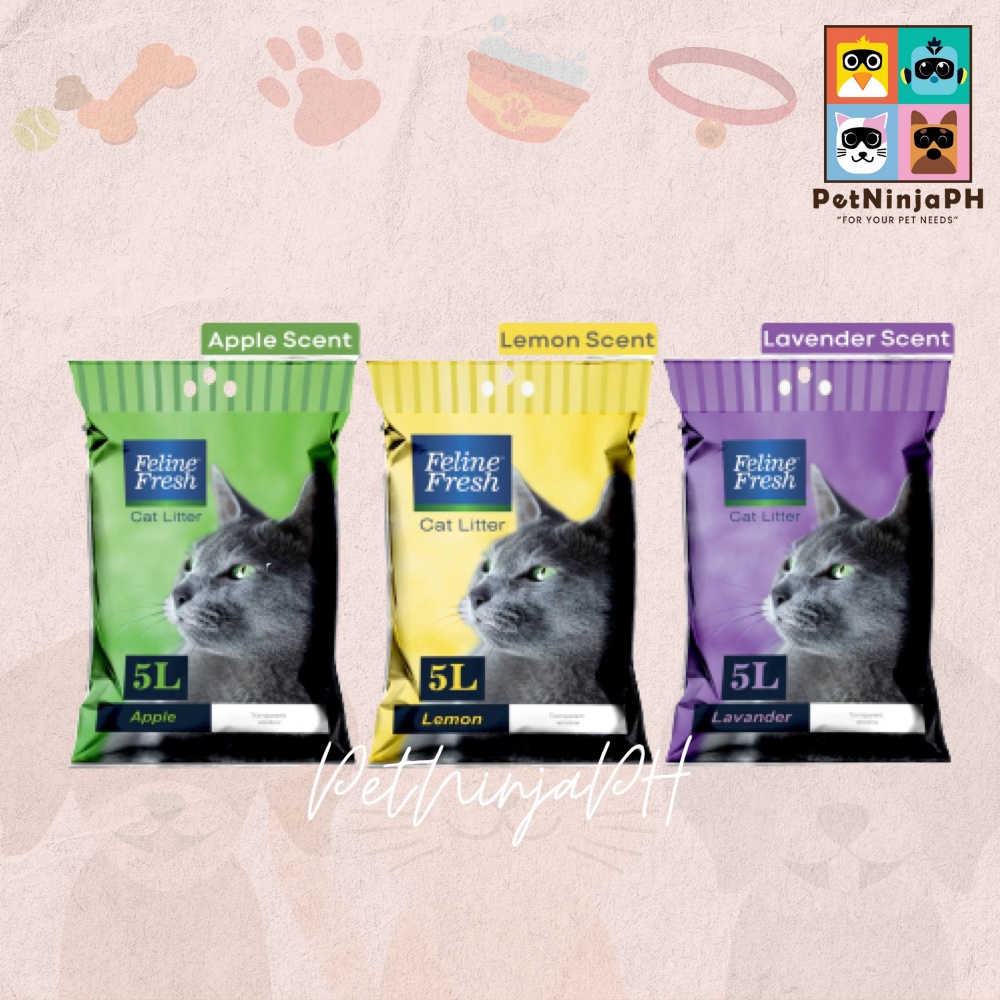 Feline Fresh Cat Litter Sand 5L Shopee Philippines