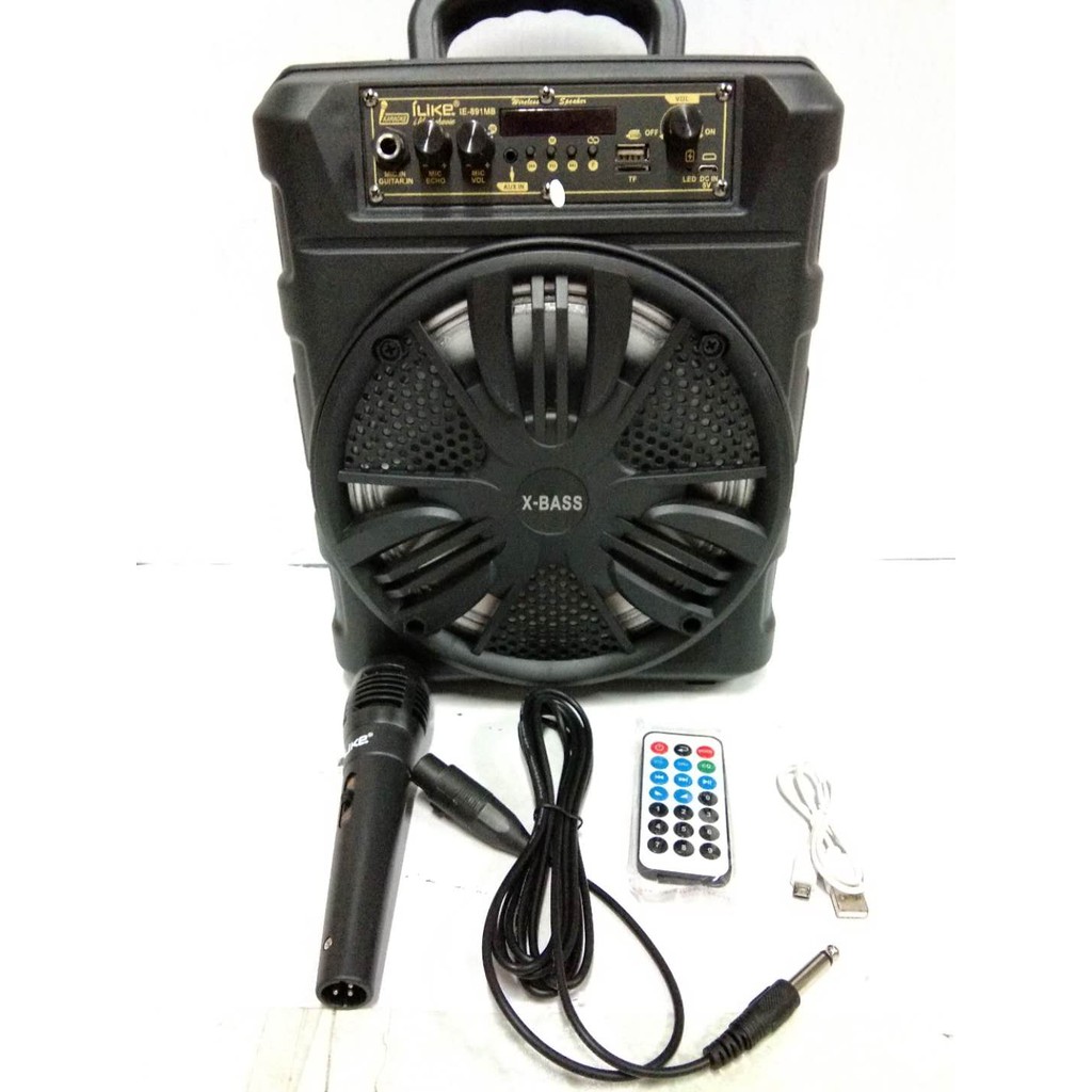 LMJ ilike Hifi Super Bass Portable Bluetooth Speaker with FREE MIC IE