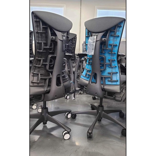 herman miller x logitech g embody gaming chair cyan