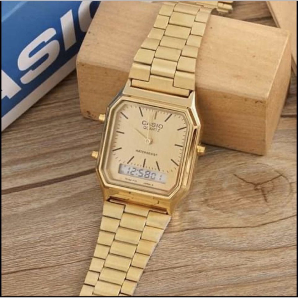 casio dual time watch vintage