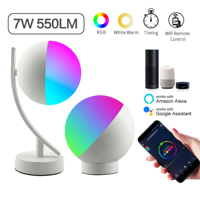 smart table lamp google home