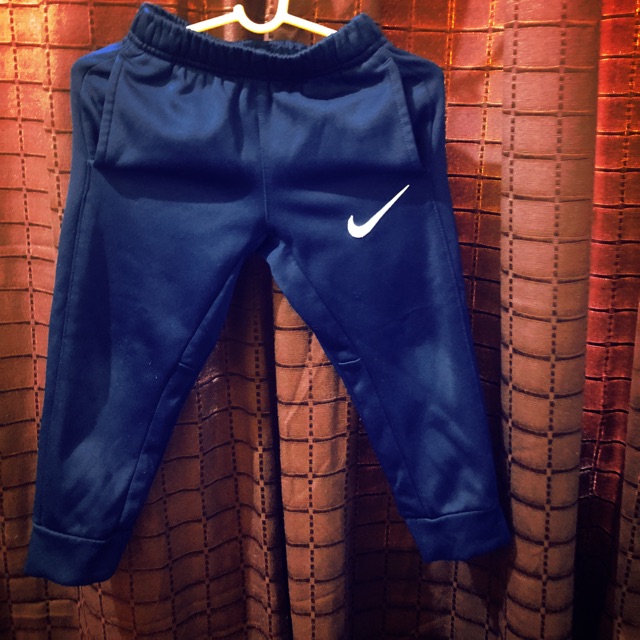 nike dri fit joggers blue