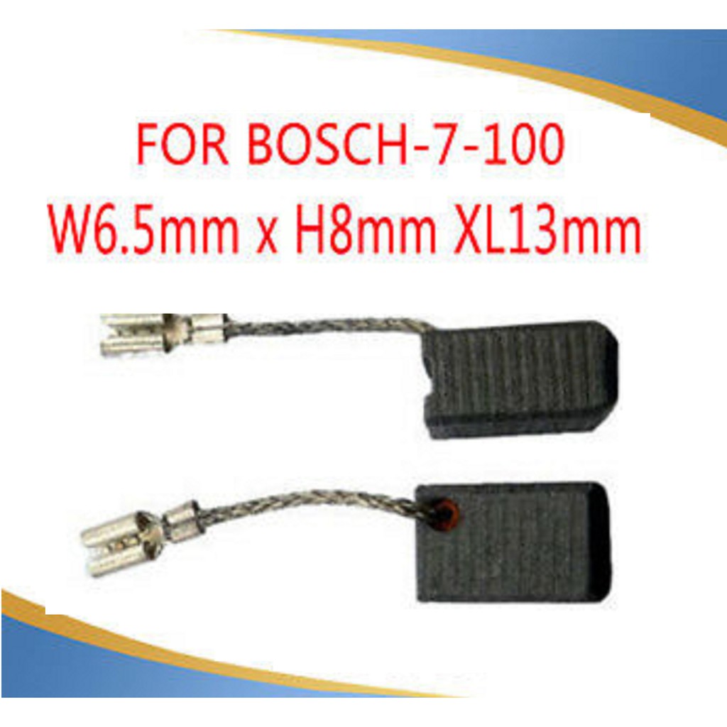 Escobillas para Bosch GWS 7-100/GWS 7-100 T/GWS 7-100 et/6,5x8x13mm 