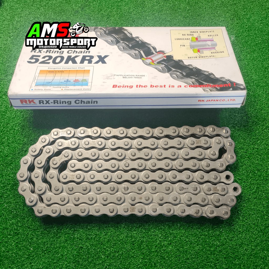 Rk Takasago Universal Rx-Ring Chain Motorcycle Accessories | Shopee ...