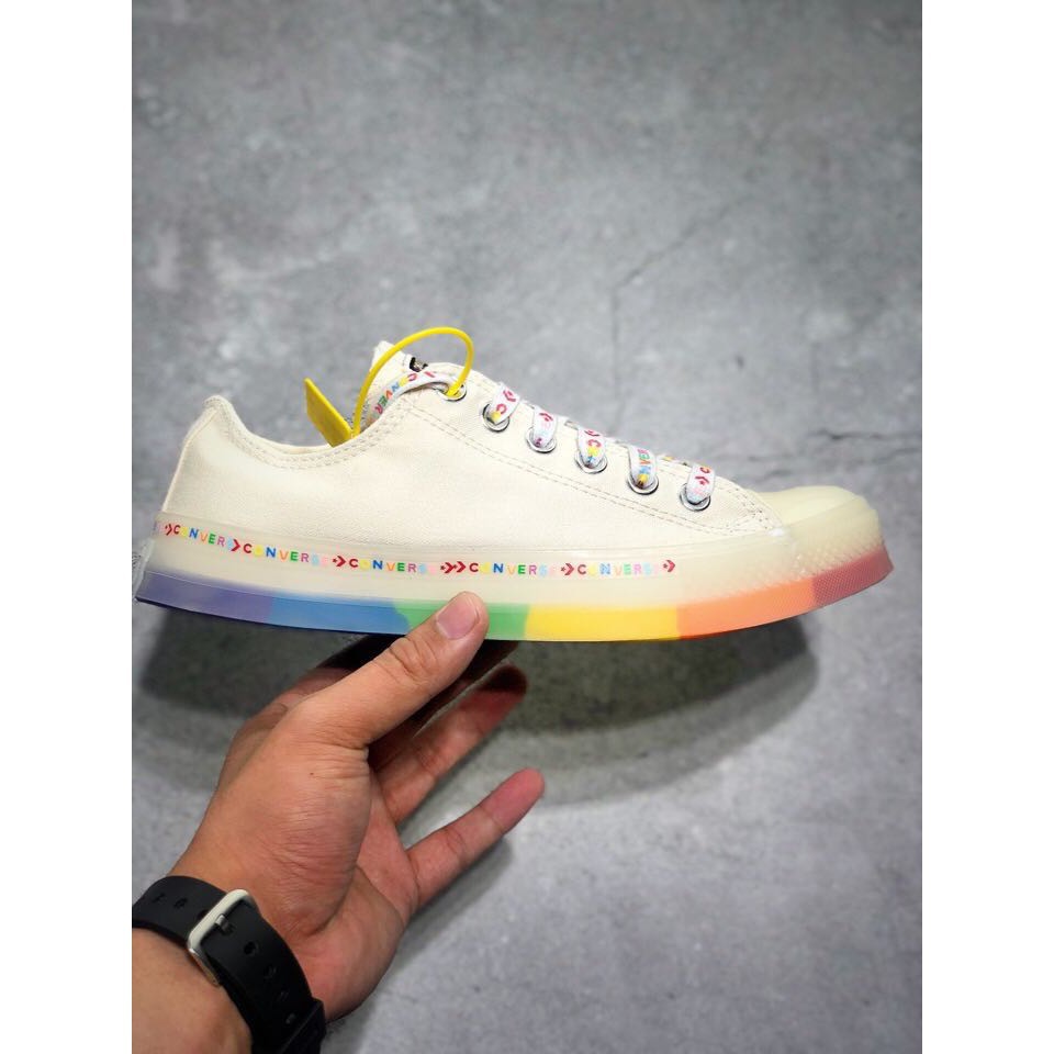 converse all star rainbow jelly