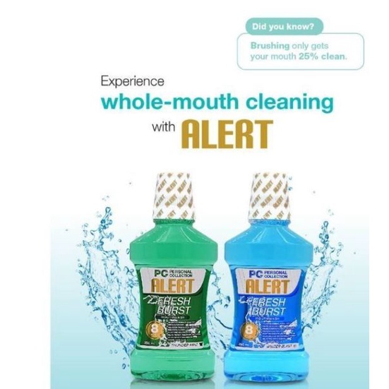 Personal Collection Alert Mouthwash 250ml | Shopee Philippines