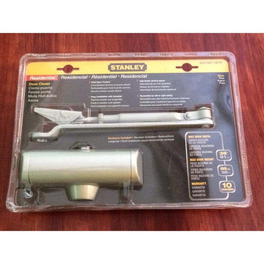 Stanley Door Closer Residential 85 Lbs Silver 83 3822 Shopee