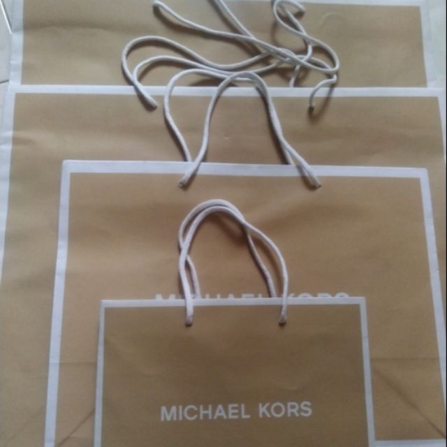 michael kors paper bag original