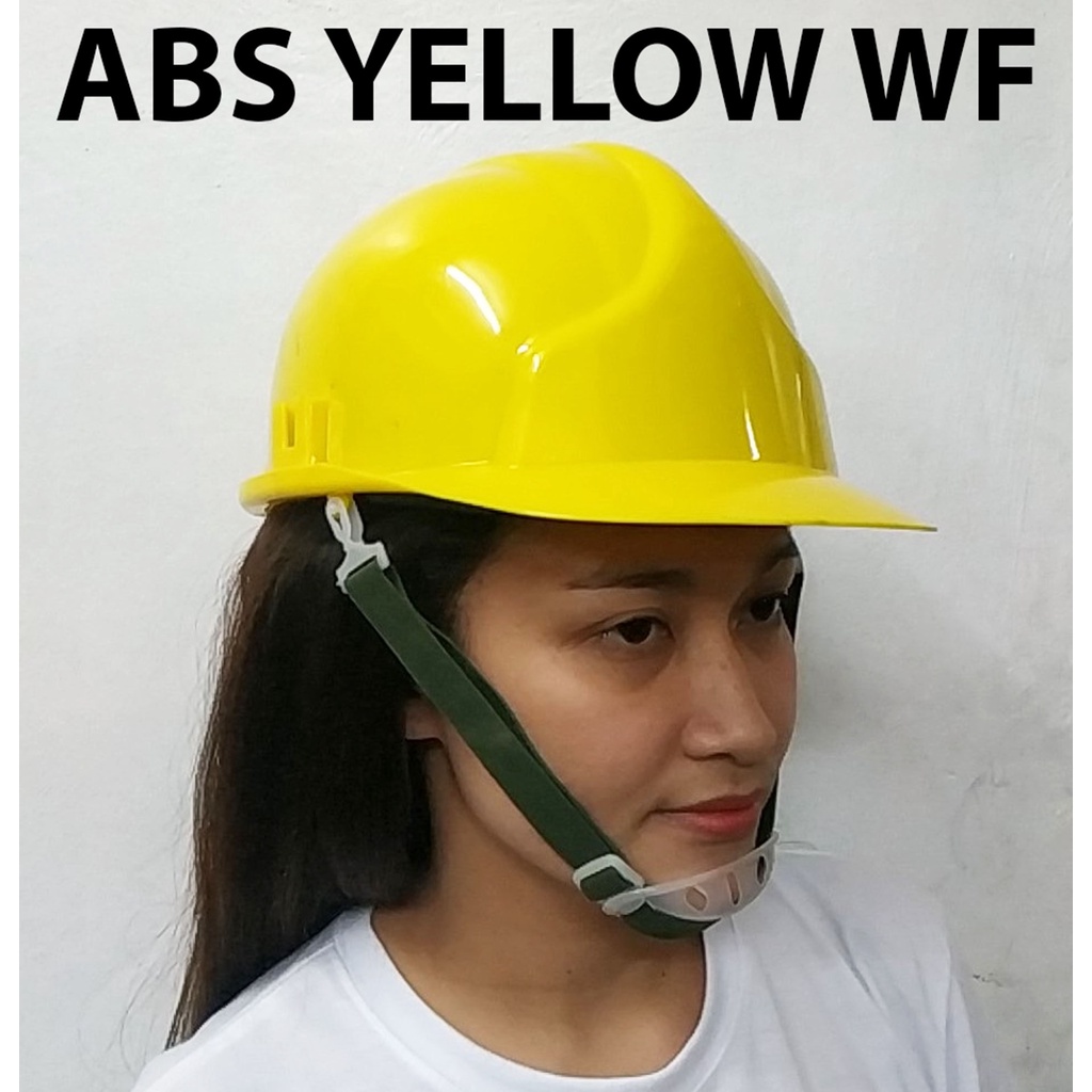 MEISONS SAFETY HELMET HARD HAT ABS YELLOW WF