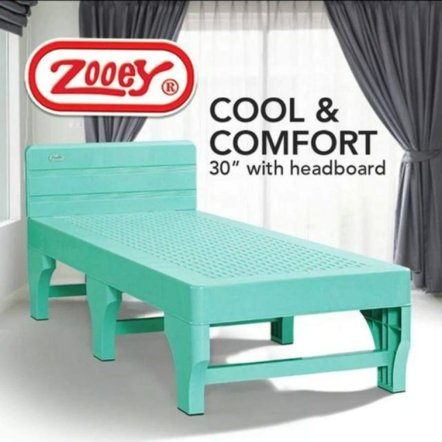 Zooey Bed Frame 30 W Headboard Free, Zooey Plastic Bed Frame