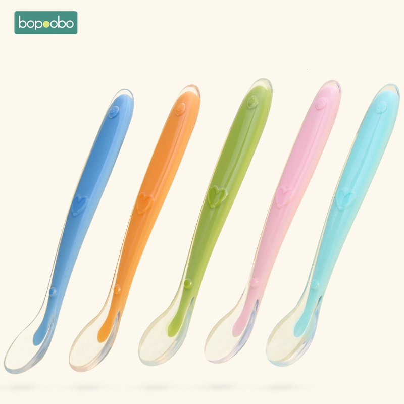 soft silicone baby spoons