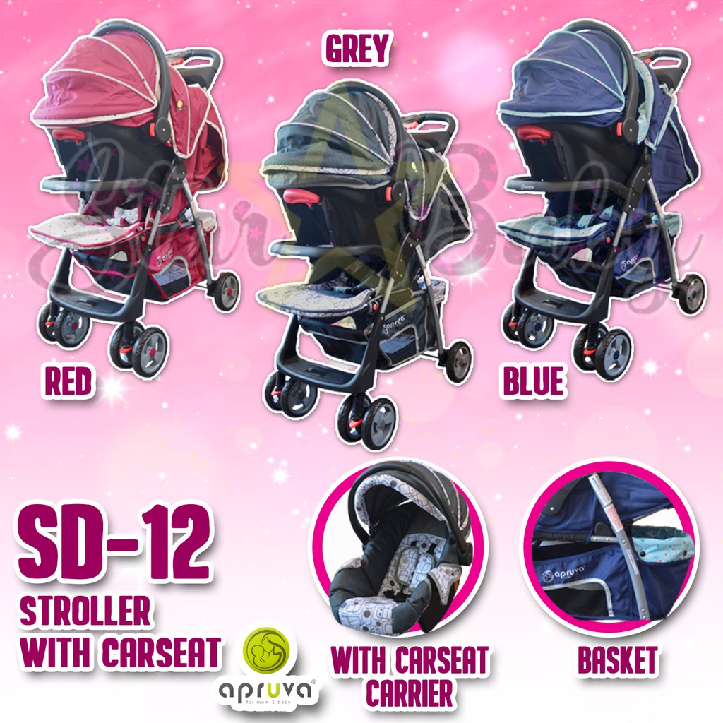 apruva stroller with car seat