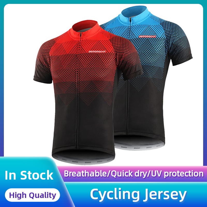 Details about   Bergrisar Men’s Cycling Jerseys Short Sleeves Bike Bicycle Shirt Zipper Red 