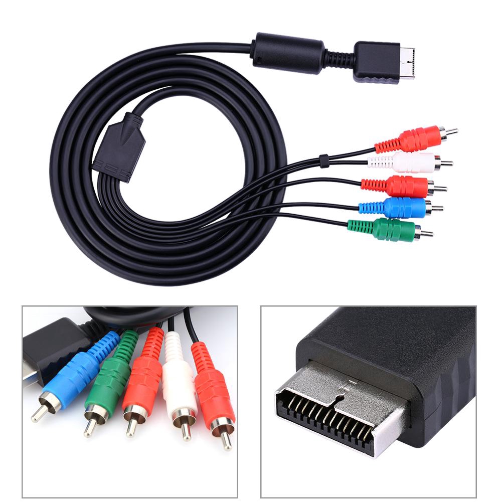 [Ready Stock] AV Multi Out to Component Video/Audio Cable Cord For PS2