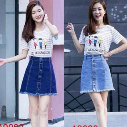 high waist palda maong