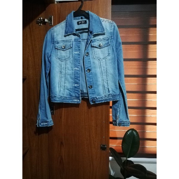 Crop Denim Jacket (XSS) Shopee Philippines