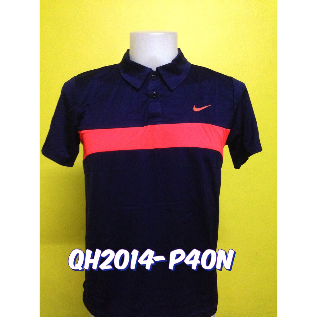 navy blue nike polo