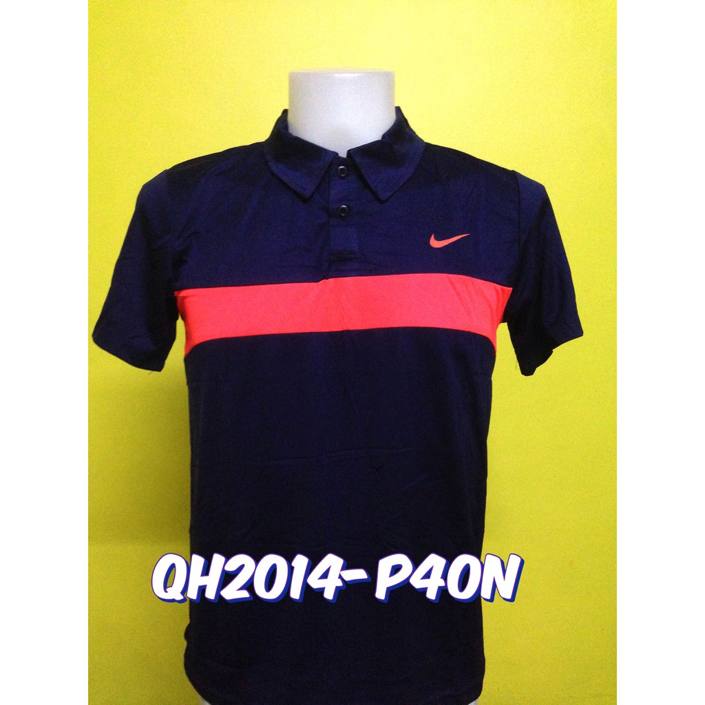 navy blue nike polo shirt