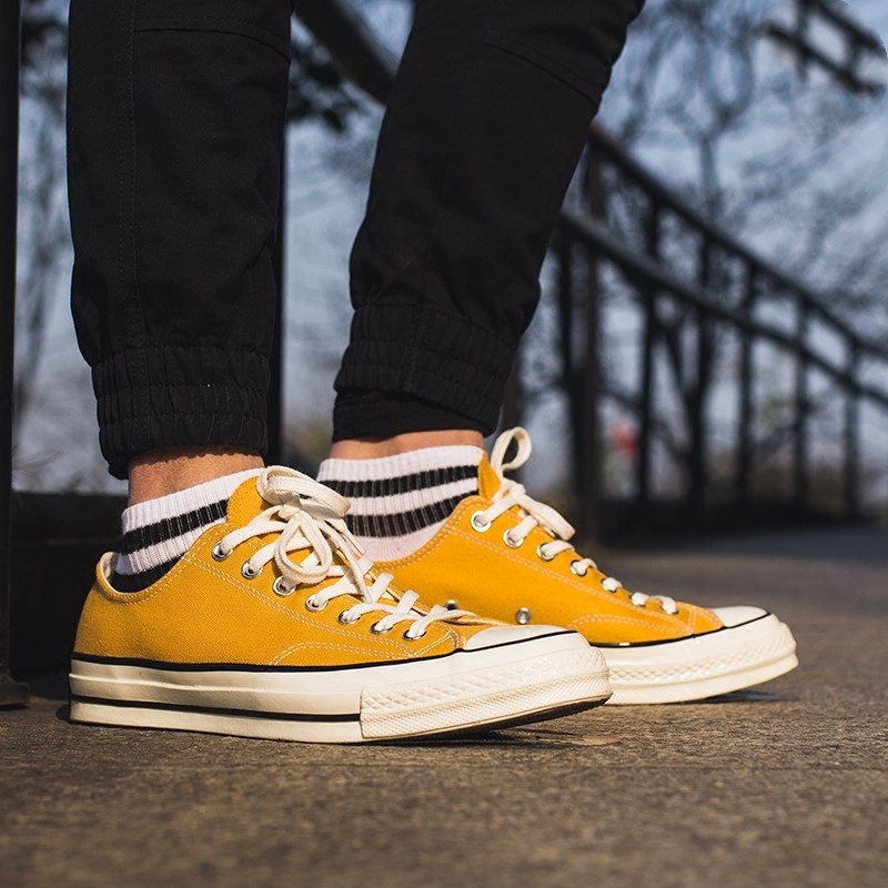 converse 1970 yellow low